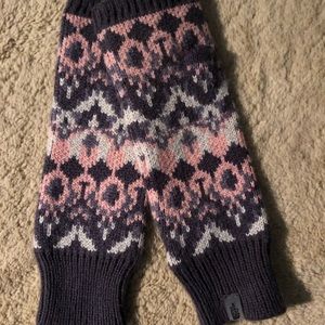 The North Face fingerless gloves